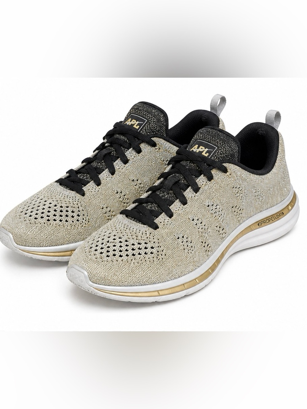 APL TechLoom Pro Metallic Sneakers – Women’s Size 8 🖤